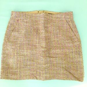J. Crew tweed skirt with side pockets